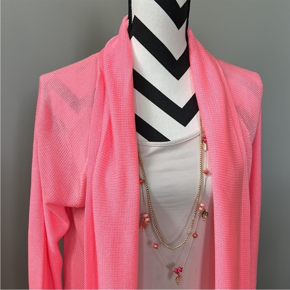 Lilly Pulitzer Tatum Cardigan in Lilly’s Coral - Picture 3 of 8